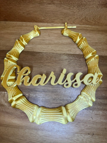 Bamboo Earring Wall Art