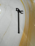 Personalized Monogram Drink Stirrers, Custom Cocktail Swizzle Sticks, Wedding Bar Decor Initials with &